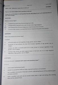 TOPIC 1 TESTGR 12 PD A1Page 5 of 3410 MARKSTOPIC 1 TEST Ref... | Filo