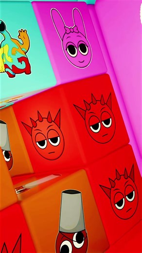 Sprunki face tunnel 17 #roblox #incredibox #minecraft