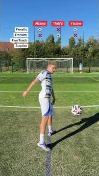 Best 4 shots challenge🔥 #football #footballchallenge #soccer