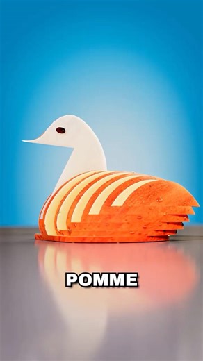 Comment transformer une pomme en cygne 😮