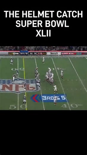 Historical Sports Goon on Instagram: "Flashback to 2008, when David Tyree made one of the most spectacular catches in Super Bowl history. The New York Giants player pulled the ball down on his helmet, leading to an upset where the Giants defeated the undefeated Patriots 17-14. Don't forget to follow Historical Sports Goon for more retro sports-related content. #nfl #nflfootball #superbowl #reels"