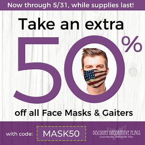  While Supplies Last: Take an EXTRA 50% OFF all Masks and Gaiters with code: MASK50. Shop here  https://bit.ly/3wjKiTQ | Briarwood Lane | Facebook