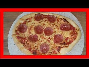 Salami Pizza Rezept zum Selber machen