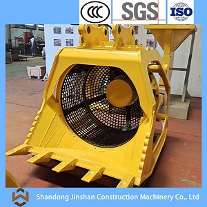 [Hot Item] Screening Bucket with Rotating for Excavators, Rotating Screen Bucket/Mesh Screen Bucket Js-15/Dry & Wet Style