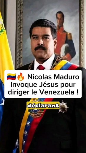 🇻🇪🔥 Nicolas Maduro invoque Jésus pour diriger le Venezuela ! #Maduro #Trump #venezuelalibre #VenezuelaCrisis #venezuela Partagez et abonnez-vous pour plus de contenu | Magasin D'info