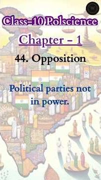 Power Sharing Class 10 | Important & Difficult Terms with Meanings | Civics Chapter 1 #powersharing