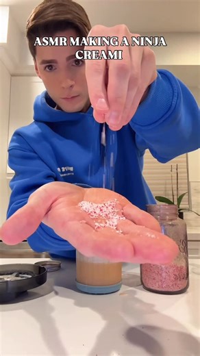 Jack Jerry on Instagram: "ASMR MAKING A NINJA CREAMI #ninjacreami #icecream #asmr #asmrcooking"