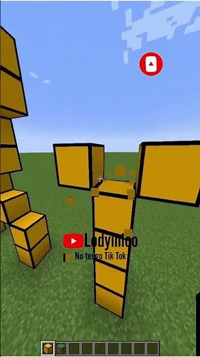 How to make the letter Y in Minecraft (Easy and fast) | 5x8 letter tutorial #minecraft