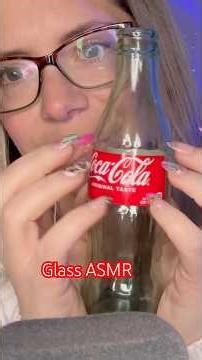 Glass sounds! #asmr #asmrtapping #asmrbottles