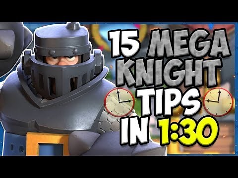 15 QUICK Tips About: Mega Knight⚫- Clash Royale