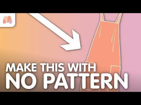 How to Make Dungarees | No Pattern Needed