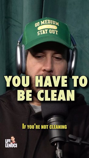 255 reactions · 21 shares | You have to be clean. #cleaning #podcast #comedian | Michael Lenoci | Facebook