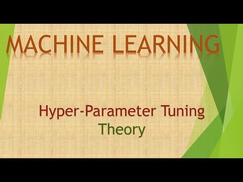 3 Hyper-parameter Tuning: Theory
