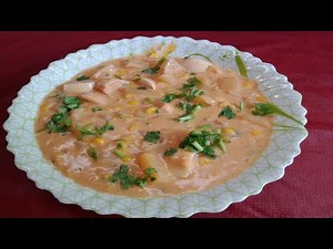 FISH,CLAM AND CORN CHOWDER RECIPE|J BB