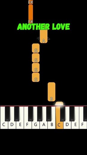 Another Love 💔 Tom Odell 💔 EASY Piano Tutorial