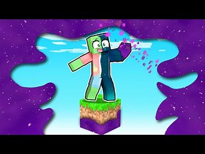 One Block SKYBLOCK with THE VOID in Minecraft!