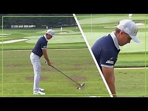 Watch Rickie Fowler Practice Range | Warm Up Swings