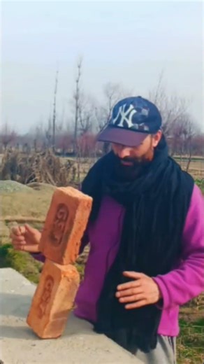 Just patience, spirituality, deep focus and gravity Balance art by Mudasir Rehman Dar