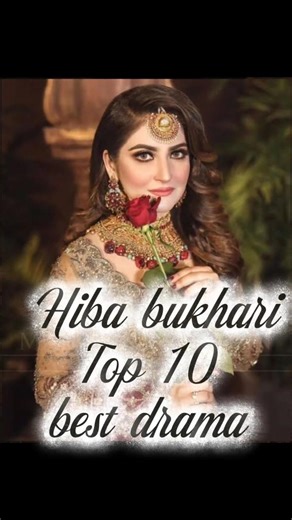 Top 10 best drama of Hiba bukhari #shorts #hibabukhari