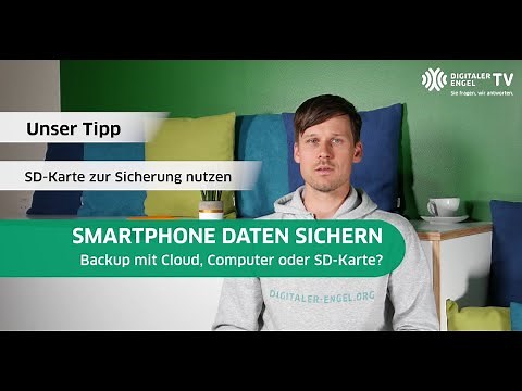Digitaler Engel - Android data storage for senior citizens: How do back-ups & the SD card work?