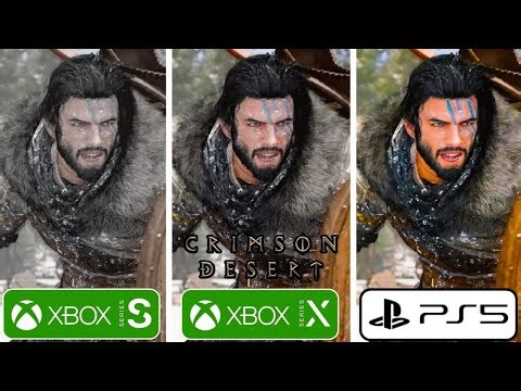 Crimson Desert PS5 vs Xbox Series X vs Xbox Series S Graphics Comparison
