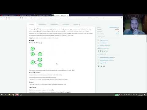 Let's Solve: Components in a graph (HackerRank) PL