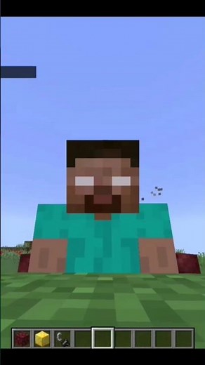 ヘロブラインを召喚したら #マイクラ #マイクラ統合版 #minecraft #マインクラフト