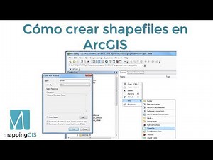 Cómo crear shapefiles con ArcGIS