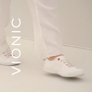 Vionic Pismo 🤩 Regular & Wide Width 🌎 Earth-friendly with 50% recycled polyester. 🐰 Vegan certified. ☮️ Sustainable outsole made of 80% rubber, 20% soybean-based compound. 👣 Built-in arch support. Get your pair @ https://tinyurl.com/mt524r7v | Traxx Footwear