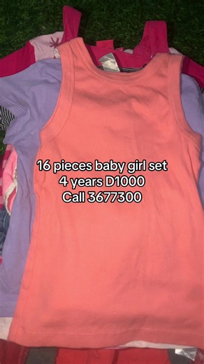 Stylish 16-Piece Baby Girl Set for Sale