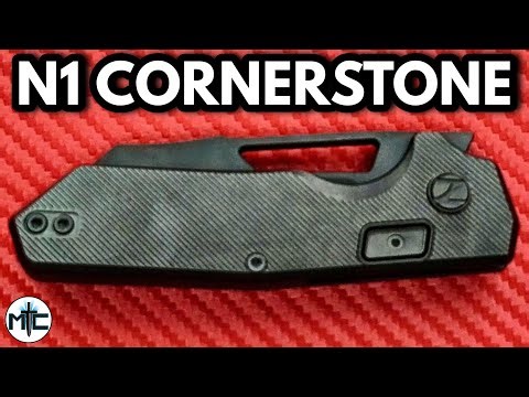 N.U.M.B. Knifeworks N1 Cornerstone Pinch Lock Folding Knife - Overview and Review
