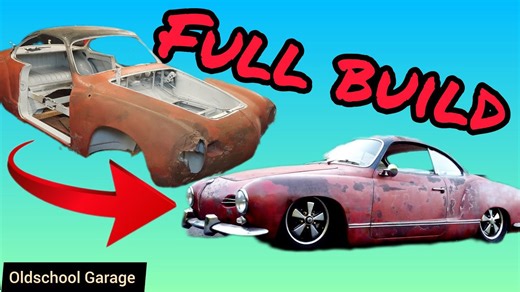 Very old car restoration - forgotten Karmann ghia