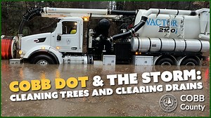 1K views · 72 reactions | UPDATE 745 PM - All roads in Cobb County have been reopened! ---- A shout out to the Cobb DOT crews who spent the day clearing drains and reopening flooded roads. After the Tuesday morning storm rolled through, they cleared 16 flooded roads and removed over a dozen fallen trees from roadways. The heavy rain triggered more than ten flood warnings across the county. | Cobb County Government | Facebook