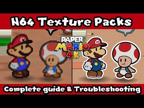 Paper Mario 64K | How to install Texture Packs in Project 64 (Complete Guide)