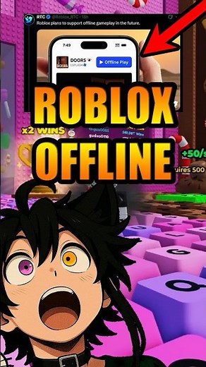 Roblox is getting an OFFLINE mode! 😍😱 #roblox #update #robloxenglish #offlinegames