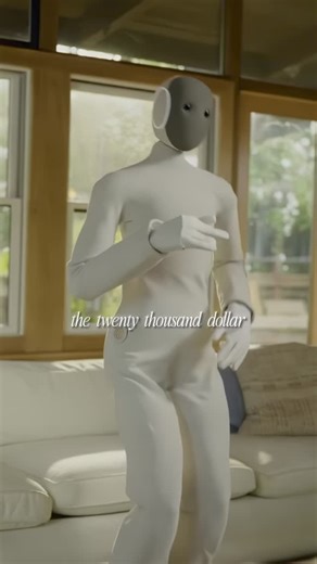 Nic Conley on Instagram: "Meet Neo the twenty thousand dollar humanoid robot that just opened preorders On October 28th 1X Technologies launched the first humanoid robot you can actually buy for your home The engineering is insane It weighs only sixty-six pounds but can lift one hundred fifty-four The entire body is wrapped in soft fabric making it safe around people It runs at just twenty-two decibels quieter than most refrigerators Neo can fold your laundry load your dishwasher and vacuum your