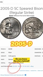26K views · 358 reactions | 2005 D Nickel Speared Bison A large die gouge coins coin collecting. #shorts #foryou #tips #banknotes #coin #trendingreels | Ageless Assets | Facebook