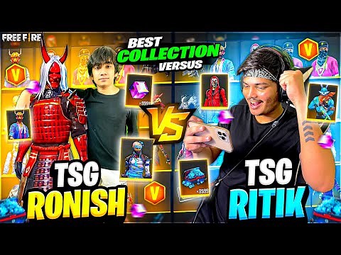 TSG Ritik Vs TSG Ronish😱 He Challenged Me With Rarest Collection & 80,000 Diamond💎- Garena Free Fire