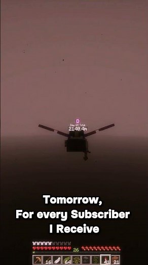 Day 64 of walking 2000 blocks everyday until I reach the world border challenge edition #minecraft