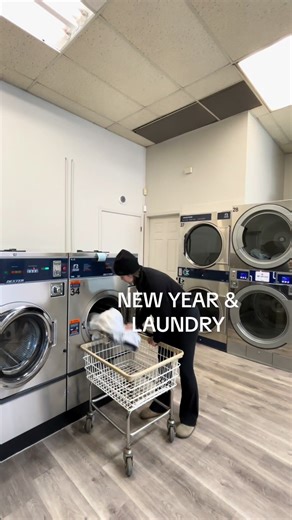 I guess don’t take dirty laundry into the New Year! I’m always learning new things here☺️#laundromatowner #laundromat