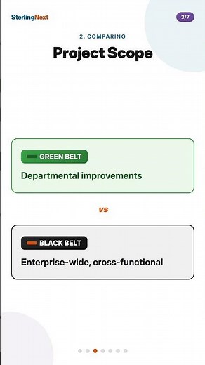 Lean Six Sigma Black Belt vs Green Belt The Real Difference Explained