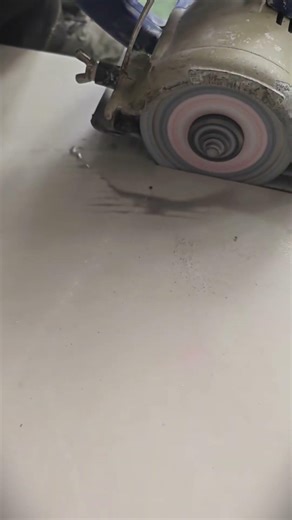 Easy way to cut ceramic with a sharp grinder #shorts