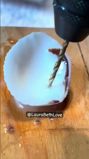 How To Drill a Hole Into a Seashell with a Dremel #diy #crafts #seashell