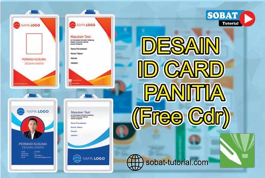 Download 12 DESAIN ID CARD PANITIA (FREE CDR)