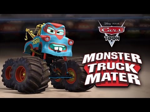 Playing monster truck mater in cars toon on Wii pt3