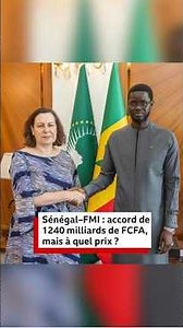 Sénégal – FMI : accord de 1240 milliards de FCFA, mais à quelles conditions ?
