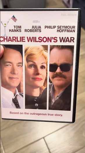 Charlie Wilson’s war Julia Roberts Tom Hanks very good movie