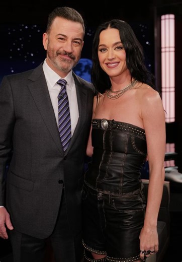 Katy Perry Lights Up Jimmy Kimmel Live on 01.29.2025 • CelebMafia
