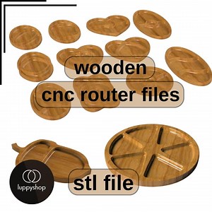 28 Trays Pack / Serving Plate Cnc STL,DXF File/ Stl Serving Plate/ / 3D Models Files/ 3D Wood Cnc Serving Plate,nut Plates - Etsy