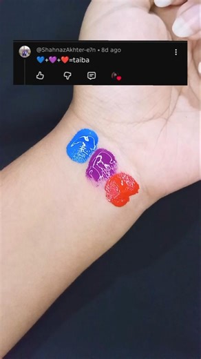💙💜❤️ color mixing #shorts #viral #shortsvideo #viralvideo #ytshorts #youtubeshorts #colormixing